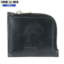 SALE43%OFF COMME CA MEN コムサメン 日本製 本革 ブライドルレザー 小銭入れ コインケース 黒 22/8/3 180822【送料無料】 23.10sage