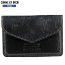 SALE42%OFF COMME CA MEN コムサメン 日本製 本革 ブライドルレザー カードケース 黒 22/8/3 180822【送料無料】 23.10...