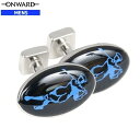 SALE61%OFF 1点限り Selflex-ONWARD- オンワード樫山 英国製 ゴルファーモチーフ カフリンクス カフス 黒 23/4/5 270423...