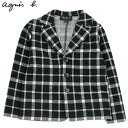 SALE70%OFF 1点限り agnes b. アニエスベー チェック E VESTE キッズ ジャケット 黒 23/5/2 110523【送料無料】 23....