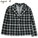 SALE70%OFF 1点限り agnes b. アニエスベー チェック E VESTE キッズ ジャケット 黒 23/5/2 110523 23.10sage