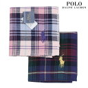 ラルフローレン ポロ・ラルフローレン ハンカチ 2枚セット POLO RALPH LAUREN メンズ レディース ギフト プレゼント ラッピング無料 タータンチェック ガーゼ タオル 紺×ピンク 24/4/4 260424【送料無料】