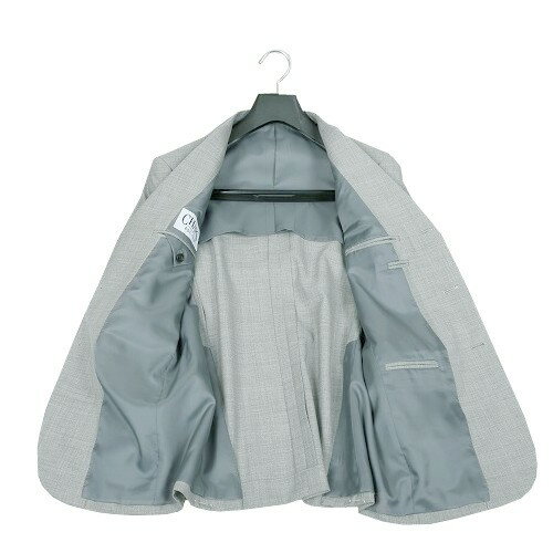 SALE大特価【CHAPS】チャップス シングル3Bビジネススーツ グレー『17/3/2』080317 23.10sage