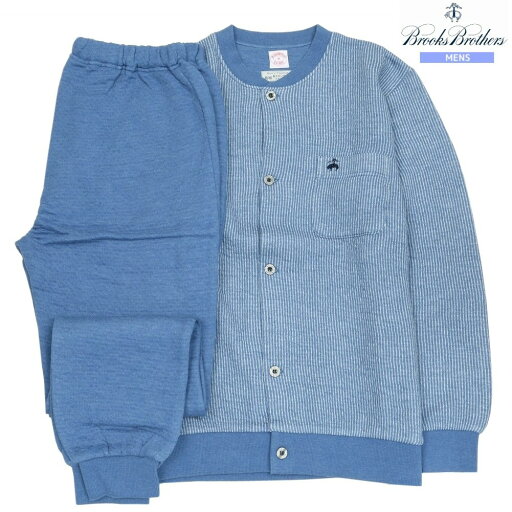 ブルックスブラザーズ パジャマ Brooks Brothers 28%OFF メンズ ブランド ギフト プレゼント 秋冬 中綿ニット ストライプ 前開き 紳士 長袖 長ズボン 青 25/1/4 230125 ブルックスブラザーズ パジャマ Brooks Brothers 28%OFF メンズ ブランド ギフト プレゼント 秋冬 中綿ニット ストライプ 前開き 紳士 長袖 長ズボン 青 25/1/4 230125