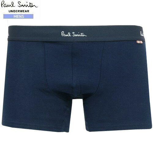 ポール・スミス プレゼント メンズ（3000円程度） 箱なし Paul Smith ポールスミス ソリッドレギュラー ボクサーパンツ メンズ 下着 ギフト プレゼント ブランド おしゃれ 前閉じ 紺 22/11/1 041122【送料無料】