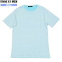 SALE69%OFF【COMME CA MEN】コムサメン 日本製 カラーバック ニットソー(半袖) 青『22/3/5』310322【送料無料】 23.10sage