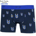 Paul Smith ポールスミス POP プリント コットン ショート ボクサーパンツ メンズ 下着 ギフト プレゼント ブランド おしゃれ 紺 23/3/3...