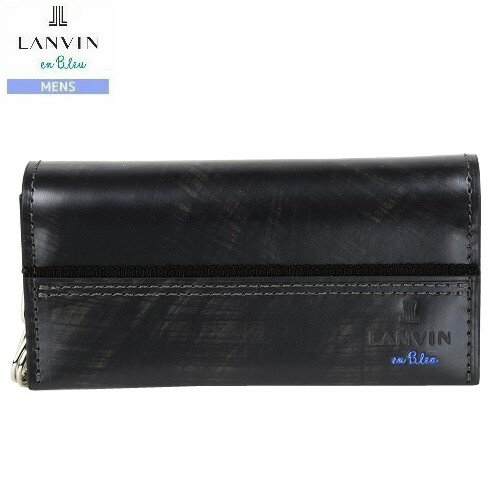 SALE30%OFF【LANVIN en Bleu】ランバンオンブルー 本革 グラン レザー 小銭入れ付き キーケース 黒『22/5/4』260522