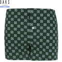 DAKS トランクスパンツ ダックス 21%OFF メンズ ブランド ギフト プレゼント ラッピング無料 日本製 小紋柄 ニット KNIT TRUNKS 緑 2...