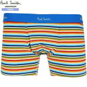 ポールスミス ボクサーパンツ Paul Smith メンズ ブランド ギフト プレゼント ラッピング無料 マルチボーダー ショート SHORT BOXER 青 23/8/2 100823