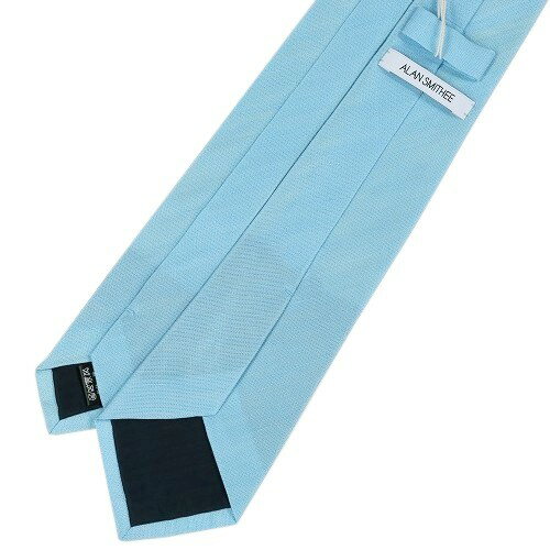 ■SALE75%OFF【ALAN SMITHEE】アランスミシー 日本製 ビキニ リネンシルク ネクタイ 就活 ギフト プレゼント ブランド おしゃれ 水色『18/9/5』260918 20.03sage【送料無料】
