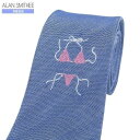 ■SALE75%OFF【ALAN SMITHEE】アランスミシー 日本製 ビキニ リネンシルク ネクタイ 就活 ギフト プレゼント ブランド おしゃれ 青『18/9/5』260918 20.03sage【送料無料】(4)