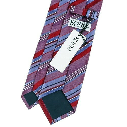 SALE44%OFF【HIROKO KOSHINO HOMME】ヒロココシノオム フレッシャーズマルチストライプ シルクネクタイ 就活 ギフト プレゼント ブランド おしゃれ 赤『20/9/3』1609205【送料無料】