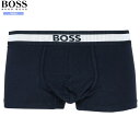 外箱ダメージ有 BOSS / HUGO BOSS ボクサーパンツ ヒューゴ ボス メンズ 下着 ブランド おしゃれ ビスコース バンブー ストレッチ 紺 24/7/1 040724【送料無料】