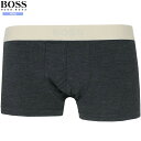 外箱ダメージ有 BOSS / HUGO BOSS ボクサーパンツ ヒューゴ ボス メンズ 下着 ブランド おしゃれ モダール ストレッチ チャコール 24/7/1 040724【送料無料】