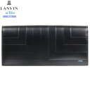 ランバンオンブルー 長財布 LANVIN en Bleu 23%OFF メンズ ブランド ギフト プレゼント ラッピング無料 本革 リスター レザー 黒 24/7/4 260724