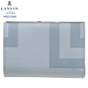 ランバンオンブルー 二つ折り財布 LANVIN en Bleu 23%OFF メンズ ブランド ギフト プレゼント ラッピング無料 本革 リスター レザー グレー 24/7/4 260724