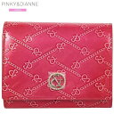 訳あり特価 ピンキー&ダイアン 折り財布 PINKY&DIANNE レディース ブランド 本革 ギャラクシー エナメル L字ファスナー ピンク 24/8/4 220824