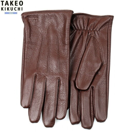 タケオキクチ 手袋 TAKEO KIKUCHI メンズ ブランド ギフト プレゼント 本革 ブランドロゴ刻印 レザーグローブ 茶 24/12/3 201224【送料無料】 タケオキクチ 手袋 TAKEO KIKUCHI メンズ ブランド ギフト プレゼント 本革 ブランドロゴ刻印 レザーグローブ 茶 24/12/3 201224【送料無料】