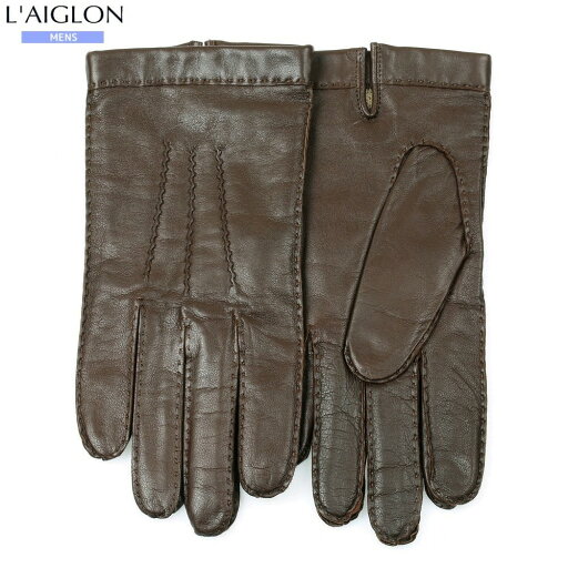 レグロン 手袋 L'AIGLON メンズ ブランド 本革 裏地ニット レザーグローブ 暗茶 24/12/3 201224【送料無料】 レグロン 手袋 L'AIGLON メンズ ブランド 本革 裏地ニット レザーグローブ 暗茶 24/12/3 201224【送料無料】