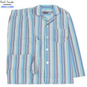 【新古品】ポールスミス パジャマ Paul Smith 23%OFF メンズ ブランド ギフト プレゼント ペールアーティストストライプ 前開き 紳士 長袖 長...