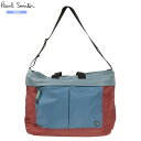 サンプル品 ポールスミス ショルダーバッグ PS Paul Smith メンズ ブランド カラーブロックゼブラ ナイロン 2WAY 大型 ワイン 25/1/5 300125(4)