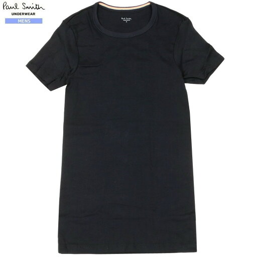 ポールスミス インナーシャツ Paul Smith メンズ ブランド クルーネック コットン 半袖 Tシャツ(インナー) 黒 25/3/4 210325【送料無料】 ポールスミス インナーシャツ Paul Smith メンズ ブランド クルーネック コットン 半袖 Tシャツ(インナー) 黒 25/3/4 210325【送料無料】