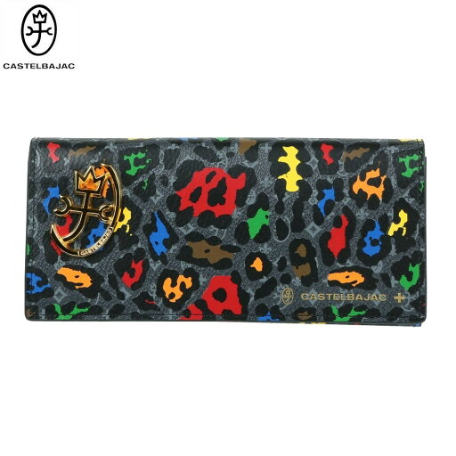 カステルバジャック 長財布 CASTELBAJAC 21%OFF メンズ ブランド ギフト プレゼント 本革 レオパール レザー 黒 25/4/1 030425 カステルバジャック 長財布 CASTELBAJAC 21%OFF メンズ ブランド ギフト プレゼント 本革 レオパール レザー 黒 25/4/1 030425
