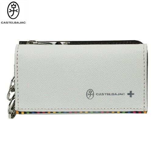 カステルバジャック キーケース CASTELBAJAC 18%OFF メンズ レディース ブランド ギフト プレゼント 本革 アーチ 小銭入れ付き レザー 白 25/4/1 030425 カステルバジャック キーケース CASTELBAJAC 18%OFF メンズ レディース ブランド ギフト プレゼント 本革 アーチ 小銭入れ付き レザー 白 25/4/1 030425