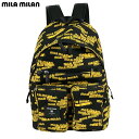 ミラ・ミラン リュック mila milan 50%OFF メンズ レディース ブランド 大容量 スピーガ バックパック 黄色 25/4/2 100425