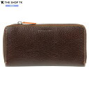 訳あり商品 ザ・ショップ・ティーケー 長財布 THE SHOP TK メンズ ブランド 本革 ヴィーノ イタリアンレザー ラウンドファスナー チョコ 1505BE【送料無料】