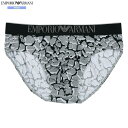 箱なし エンポリオアルマーニ ブリーフ パンツ EMPORIO ARMANI メンズ ブランド カモフラージュ コットン ストレッチ グレー 1206BE【送料...