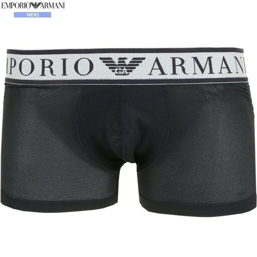 箱なし エンポリオアルマーニ ボクサーパンツ EMPORIO ARMANI メンズ ブランド ウエストロゴ メッシュ ストレッチ 黒 0307BE【送料無料】 箱なし エンポリオアルマーニ ボクサーパンツ EMPORIO ARMANI メンズ ブランド ウエストロゴ メッシュ ストレッチ 黒 0307BE【送料無料】