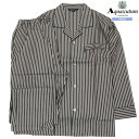 アクアスキュータム パジャマ Aquascutum 33%OFF メンズ ブランド ギフト プレゼント 日本製 プレミアムサテン ストライプ 前開き 紳士 長袖...