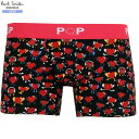 外箱ダメージ有 ポールスミス ボクサーパンツ Paul Smith メンズ ブランド POP "ポップ ハート" ショート SHORT BOXER 黒 3110BE【送料無料】