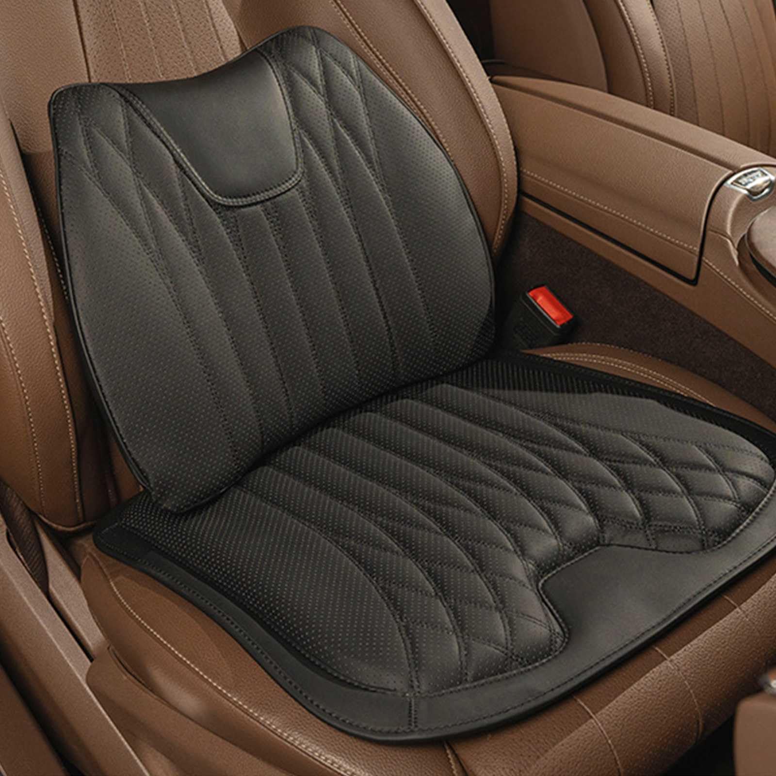 新型6D 車 クッション アウトランダーPHEV デリカ D5に適用 腰 ランバーサポート EX RVR ASX エクリプス ミラージュ 座布団 シートクッション 汎用 通気性 滑り止め 蒸れない 車用 運転 自宅用