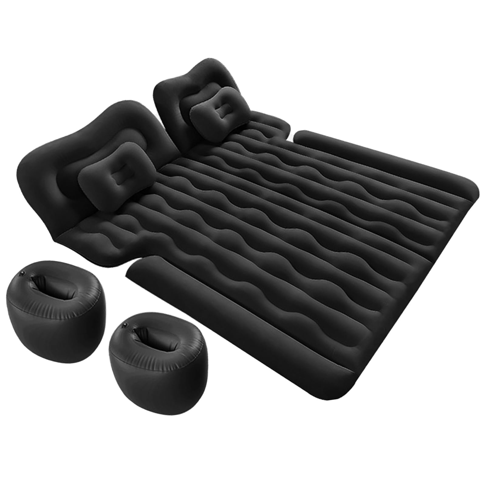 新型 プリウス 60系 PRIUS 車中泊 マット 電動エアーベッド 約15CM厚さ 5代目 ZVW60/MXWH60フロッキング生地+PVC素 後部座席ベッド カーマットレス 折畳み式 電気ポンプ 枕つき 収納袋付 車中泊 便利グッズ キャンプ用品 仮眠 旅行用 自宅用 車用 SUV MPV汎用