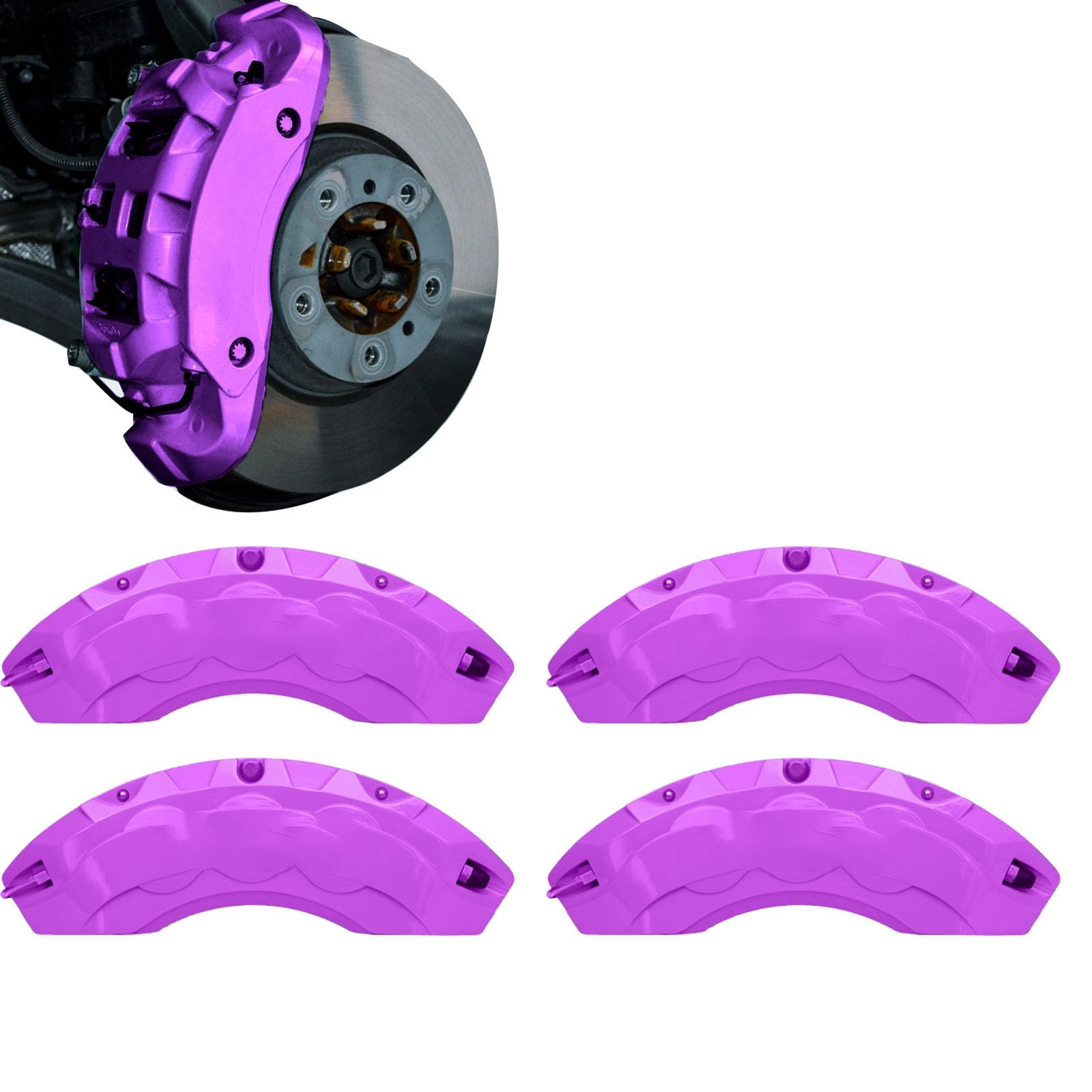 フォード マスタング ムスタング 平成27年 平成28年 平成29年(H27-H29) キャリパーカバー カスタム専用 アルミニウム製 ブレーキキャリパーカバー 前後セット4個 専用設計 耐熱防塵加工 18色選択可能 ブレーキカバー ホイールアクセサリー カーディス