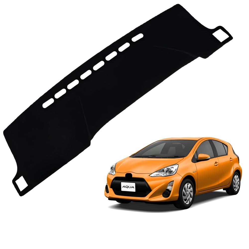 適用トヨタ アクア 10系 NHP10 2011年12月〜2021年7月 ダッシュボードマット 車輌専用設計 日焼け対策 劣化予防 映り込み対策 擦れ傷防止 マットポリエステル製 ロゴ付き マット内装カスタム アクセサリー
