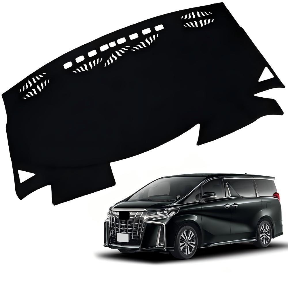 適用トヨタ アルファード 30系 2015年1月〜2023年6月 ダッシュボードマット 車輌専用設計 日焼け対策 劣化予防 映り込み対策 擦れ傷防止 マットポリエステル製 ロゴ付き マット内装カスタム アクセサリー
