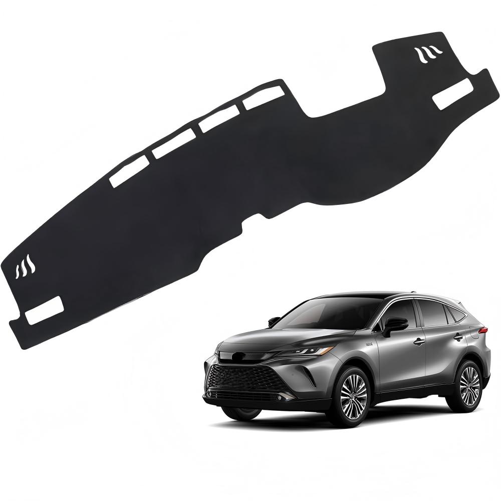 樂天商城 - 適用トヨタ ハリアー 80系 2020年6月〜現行 ダッシュボードマット 車輌専用設計 日焼け対策 劣化予防 映り込み対策 擦れ傷防止 マットポリエステル製 ロゴ付き マット内装カスタム アクセサリー