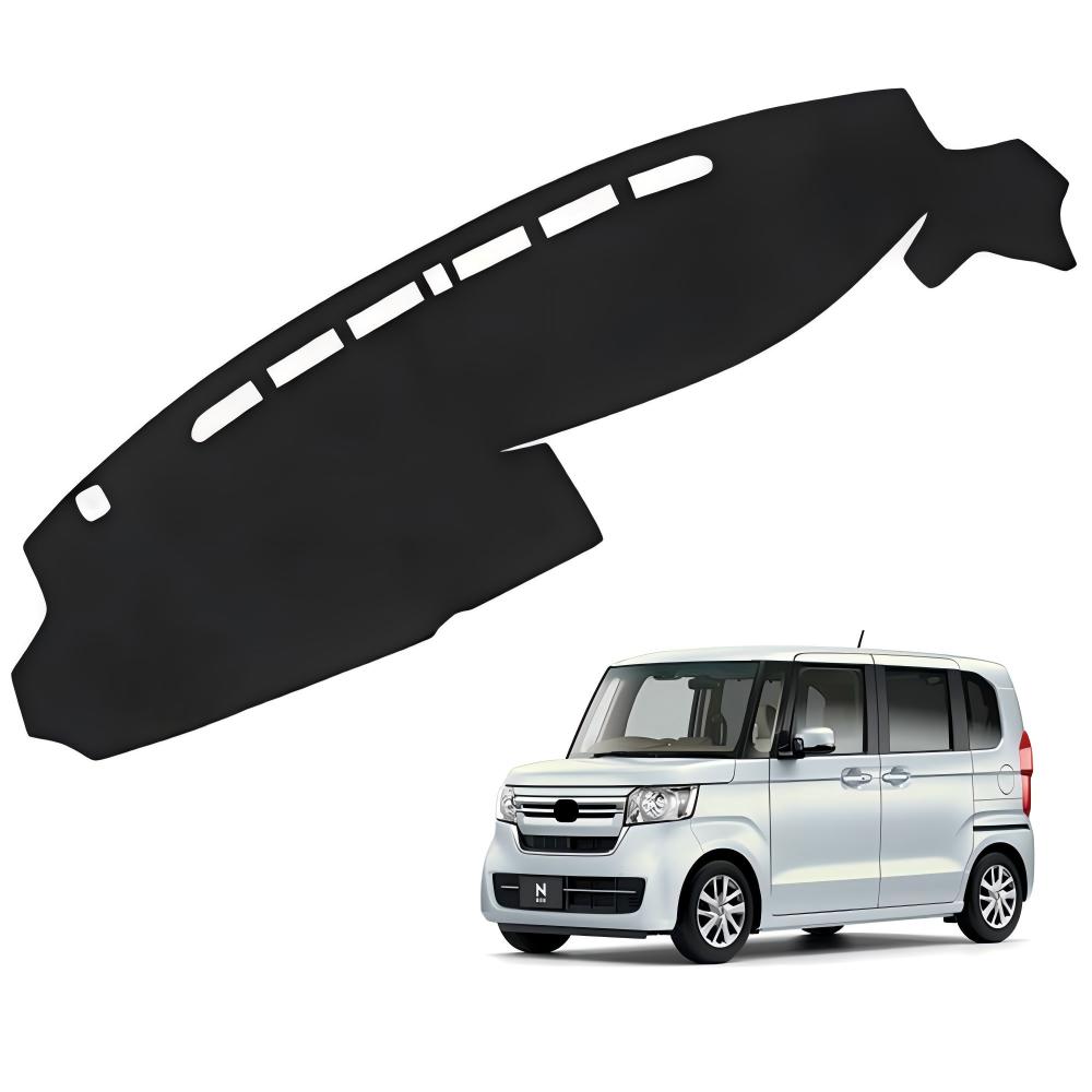 適合ホンダ N-BOX JF3 JF4 2017年9月〜2023年10月 ダッシュボードマット 車輌専用設計 日焼け対策 劣化予防 映り込み対策 擦れ傷防止 マットポリエステル製 ロゴ付き マット内装カスタム アクセサリー