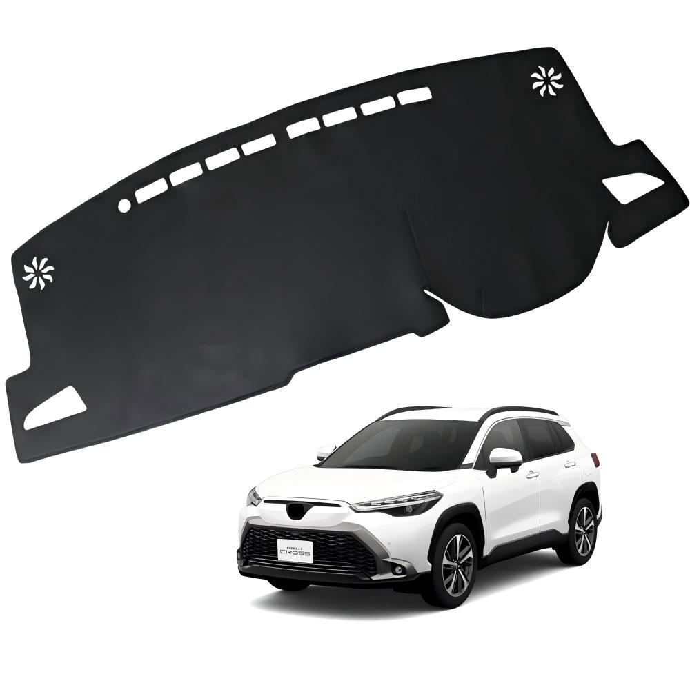 適用トヨタ カローラクロス 10系 2021年9月〜現行 ダッシュボードマット 車輌専用設計 日焼け対策 劣化予防 映り込み対策 擦れ傷防止 マットポリエステル製 ロゴ付き マット内装カスタム アクセサリー