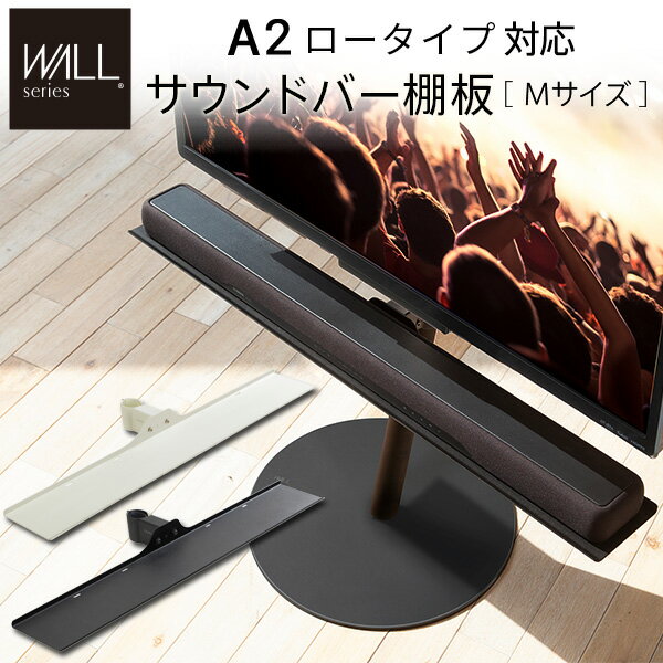 TVCM放映商品 WALL インテリアテレビスタンド A2 ロータイプ対応 サウンドバー棚板 Mサイズ 幅95cm テレビ台 テレビスタンド WALLオプション スピーカー用 オーディオ用 シアターバー用 EQUALS イコールズ ウォール