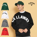 【FG】【30%OFF・SALE・セール】秋 冬 Callaway GOLF キャロウェイ ゴルフウェア C24217106 ロゴプリント ダンボール スウェッ...