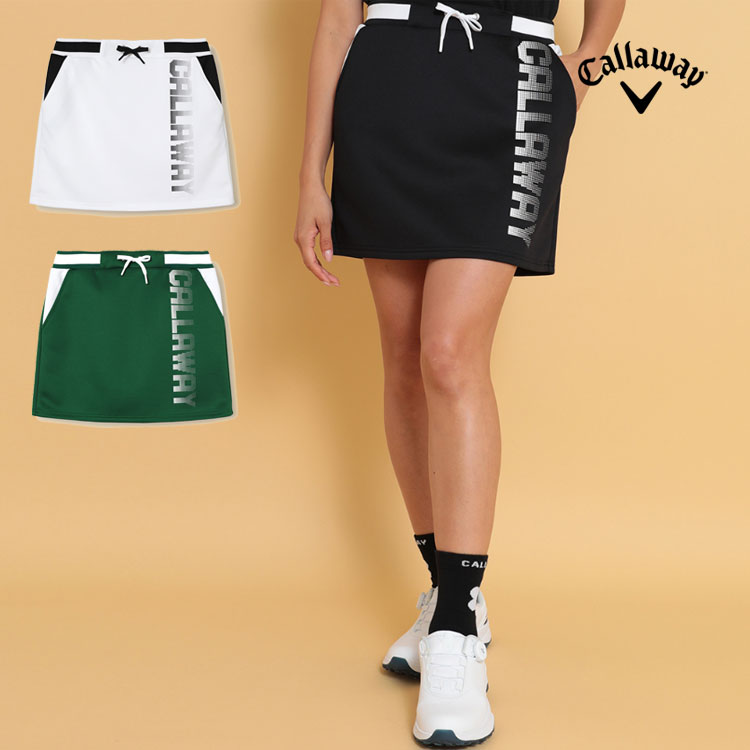 【FG】【40%OFF・セール・SALE】秋 冬 Callaway GOLF キャロウェイ ゴルフウェア C24228205 ダンボール スウェット スカート （レディース）