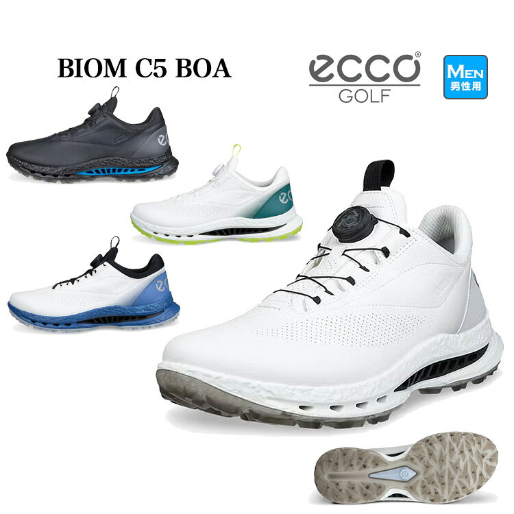 樂天商城 - 【FG】日本正規品 ECCO エコー ゴルフシューズ EG132614 BIOM C5 BOA バイオム・シー・ファイブ ボア スパイクレス 【ダイヤル式】 (メンズ)