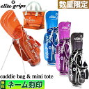 【FG】【日本正規品】数量限定 エリートグリップ ゴルフ elitegrips クリアキャディバッグ ミニトートバッグ セット スケルトン キャディーバッグ スタンドバッグ