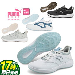 【FG】【日本正規品】PUMA プーマ ゴルフシューズ 376158 イグナイト マリブ 2E相当/靴ひもタイプ/スパイクレス （レディース）