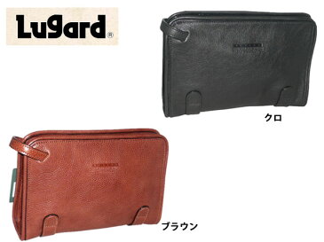 メンズ レディース 正規品 あす楽 ポイント10倍 青木鞄 Lugard NEVADA ファスナー開きセカンドバッグ ブラウン 4953 歳暮 aoki08